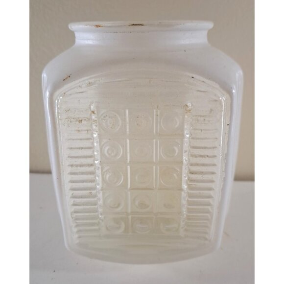 Vintage Art Deco Exterior Light Sconce Cover Porch Skycraper 3.25" Fitter - Picture 1 of 6